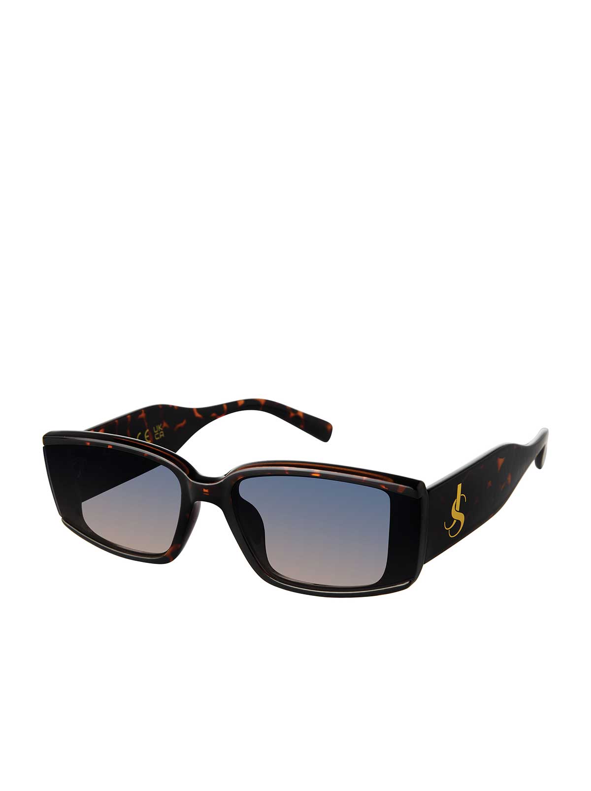 Jessica Simpson Exclusive - Modern Rectangular Sunglasses in Tortoise