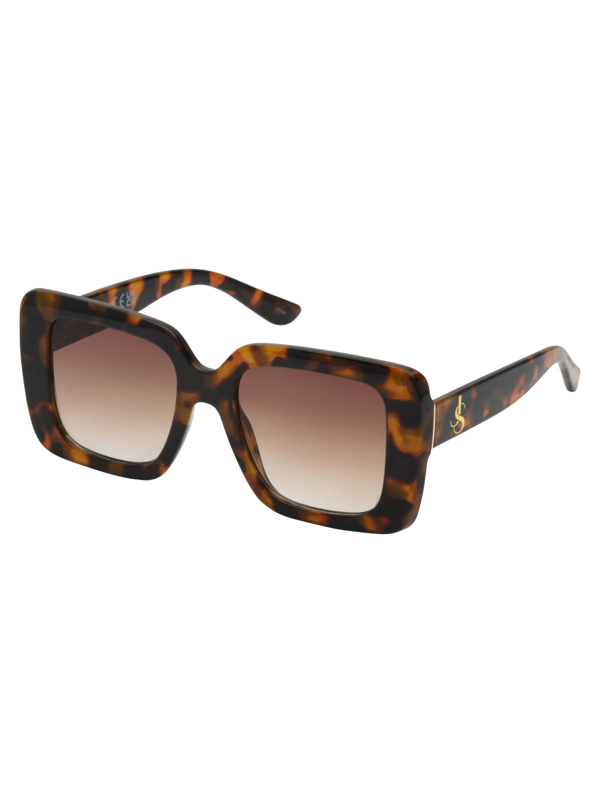 Jessica Simpson Exclusive - Fashionable Square Sunglasses in Tortoise