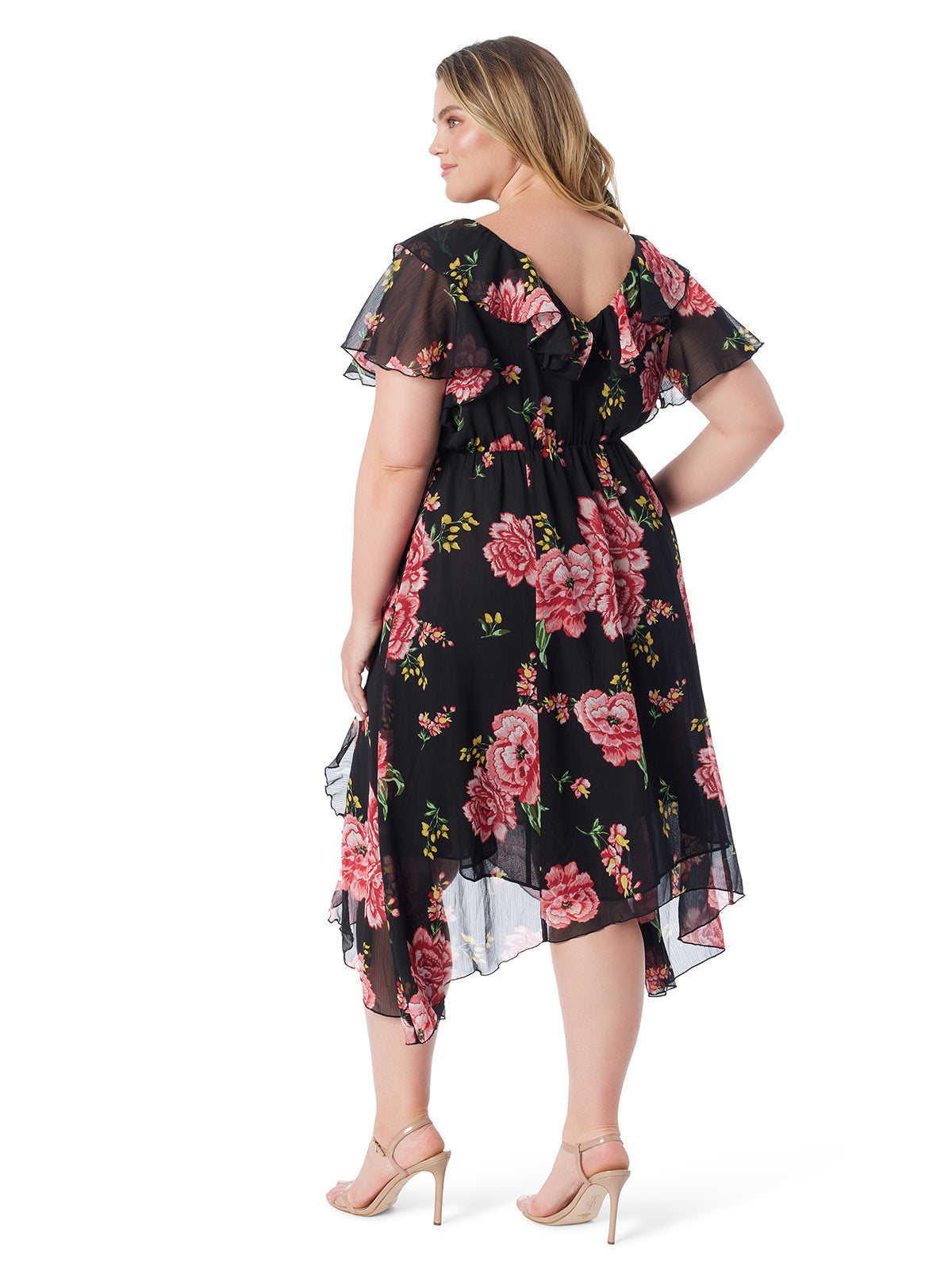 Jessica Simpson Recommended - Elise Dress in Sketchy Roses
