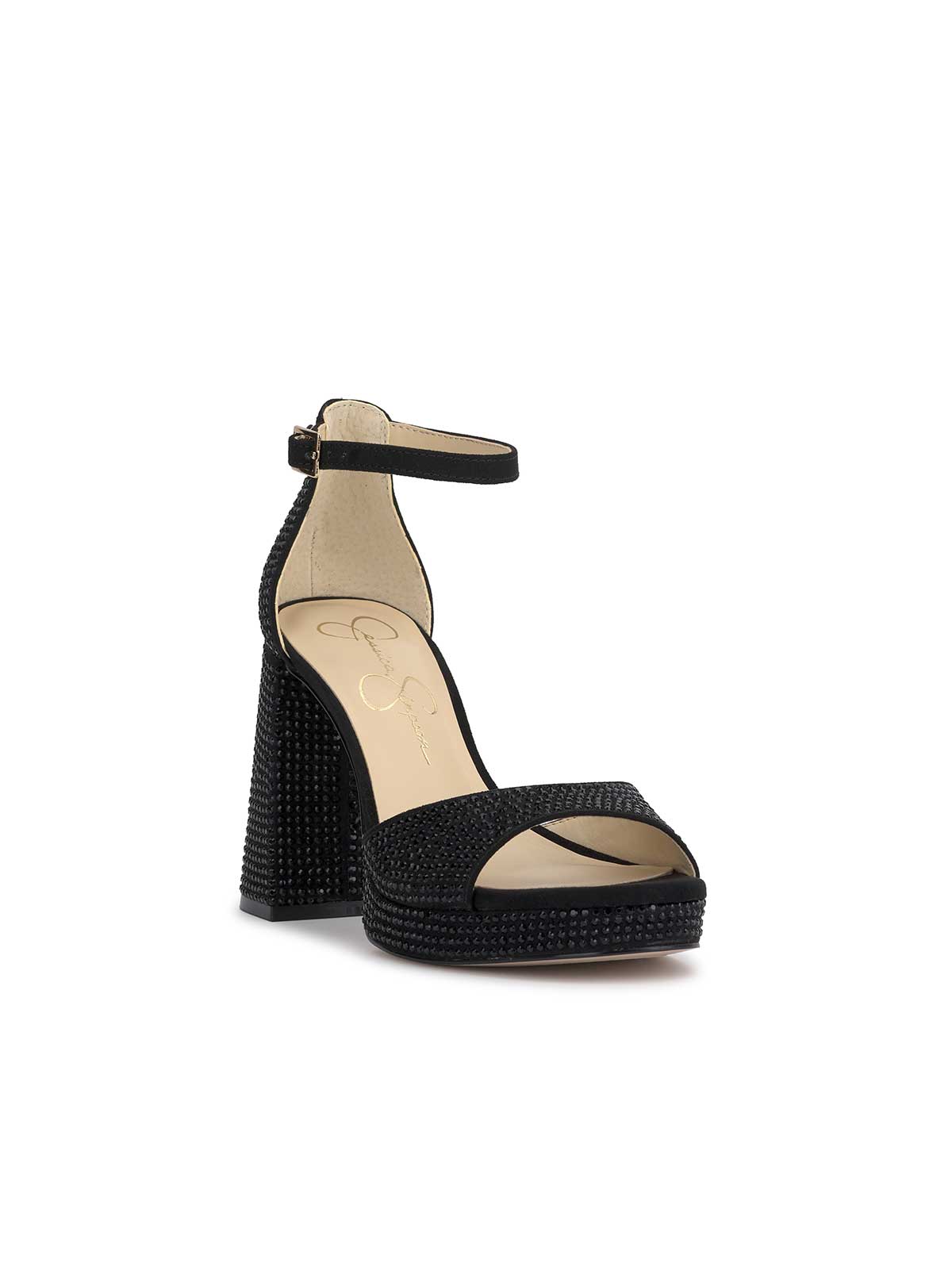 Jessica Simpson Exclusive - Kaliah Platform Sandal in Black Embellished