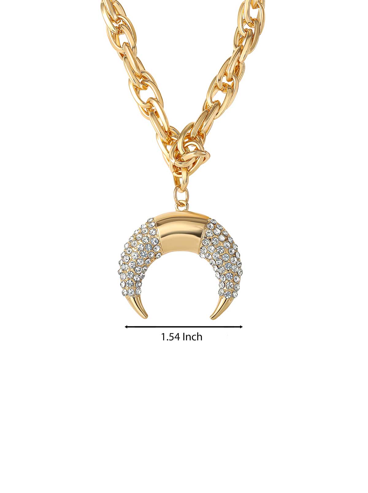 Jessica Simpson Best Seller - Pave Horn Necklace
