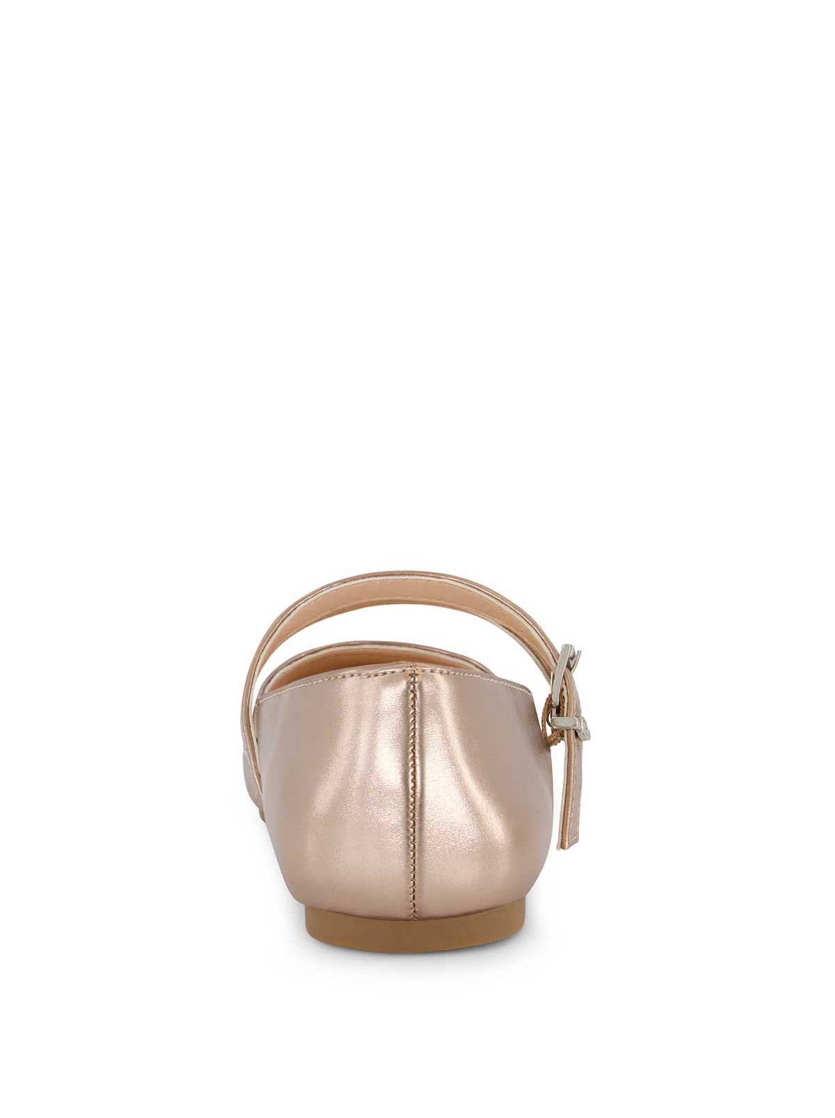 Jessica Simpson Trending - Little Girls' Amy Double Strap Ballet Flat in Champagne