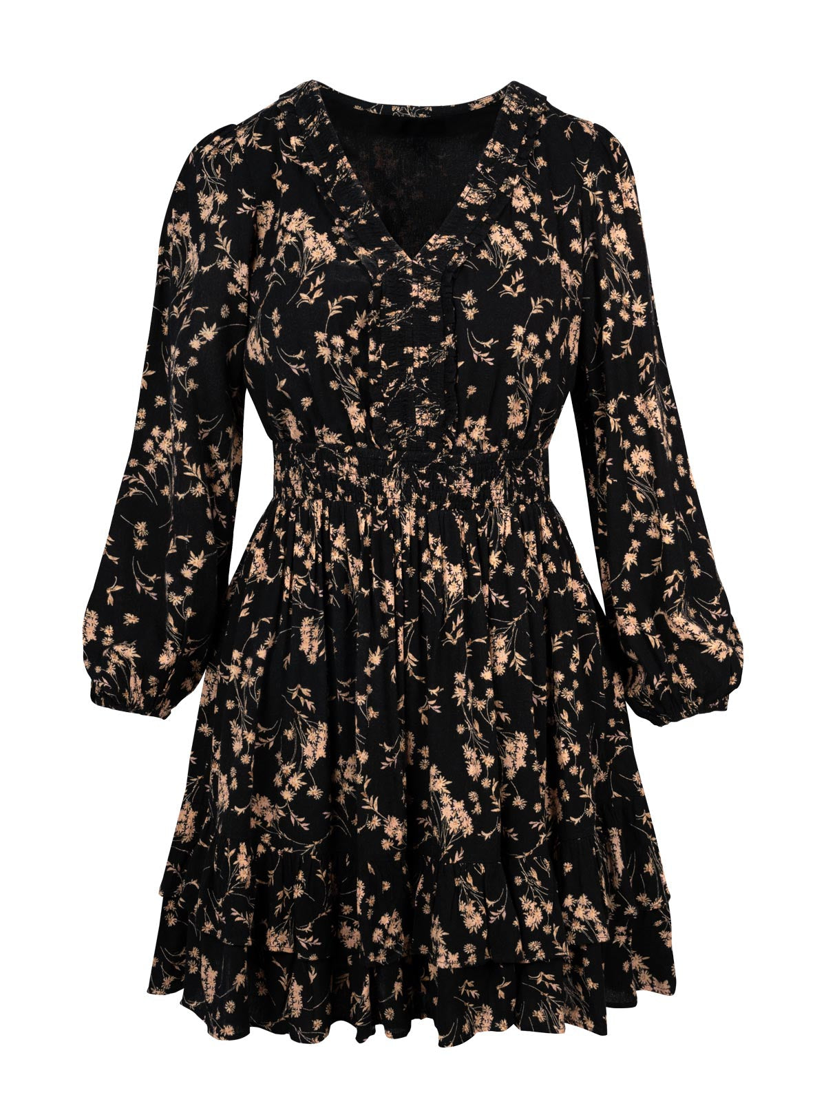 Jessica Simpson Recommended - Yara Dress in Obsidian Wispy Ditsies