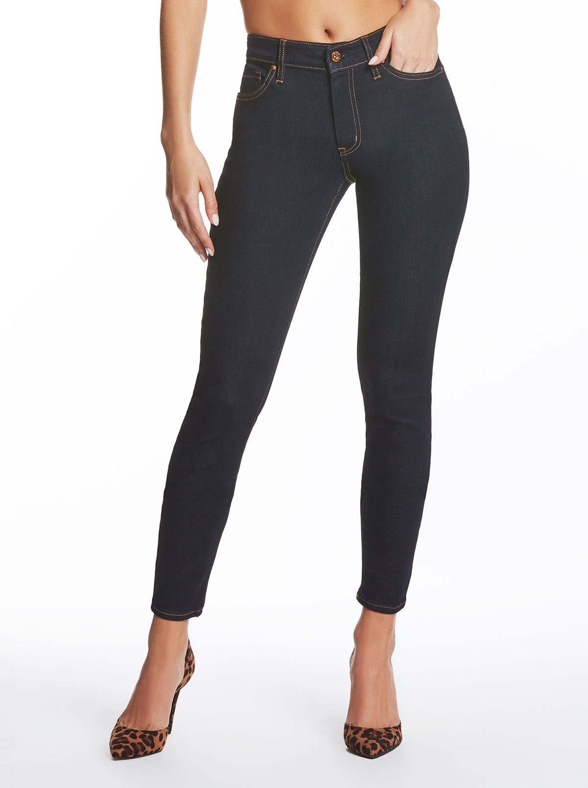 Jessica Simpson Featured - Adored High Rise Skinny Jean in Rustin