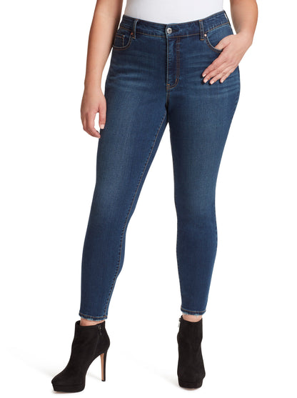 Jessica Simpson Recommended - Adored High Rise Ankle Skinny Jeans in Mia