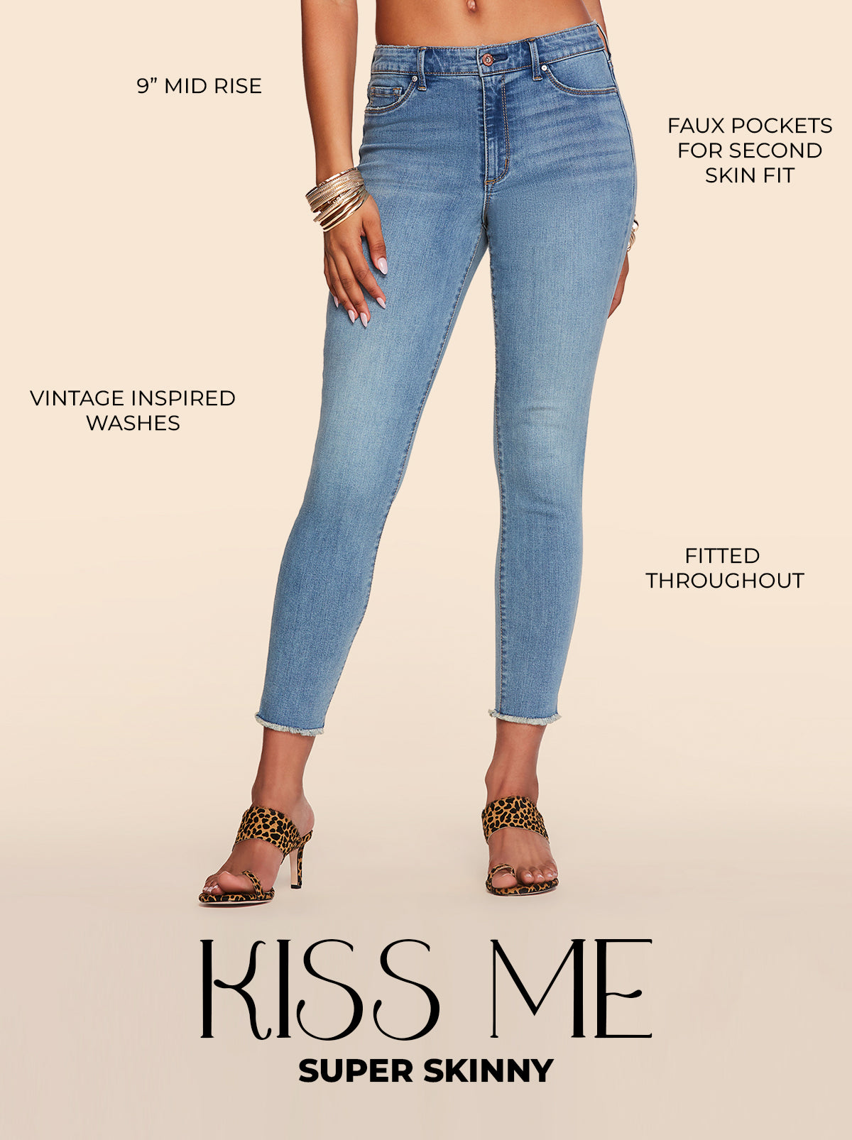 Jessica Simpson Featured - Kiss Me Skinny Jeans in Premium
