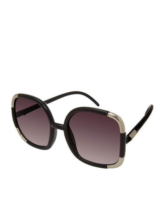 Jessica Simpson Trending - Over-Sized Oval Sunglasses in Black