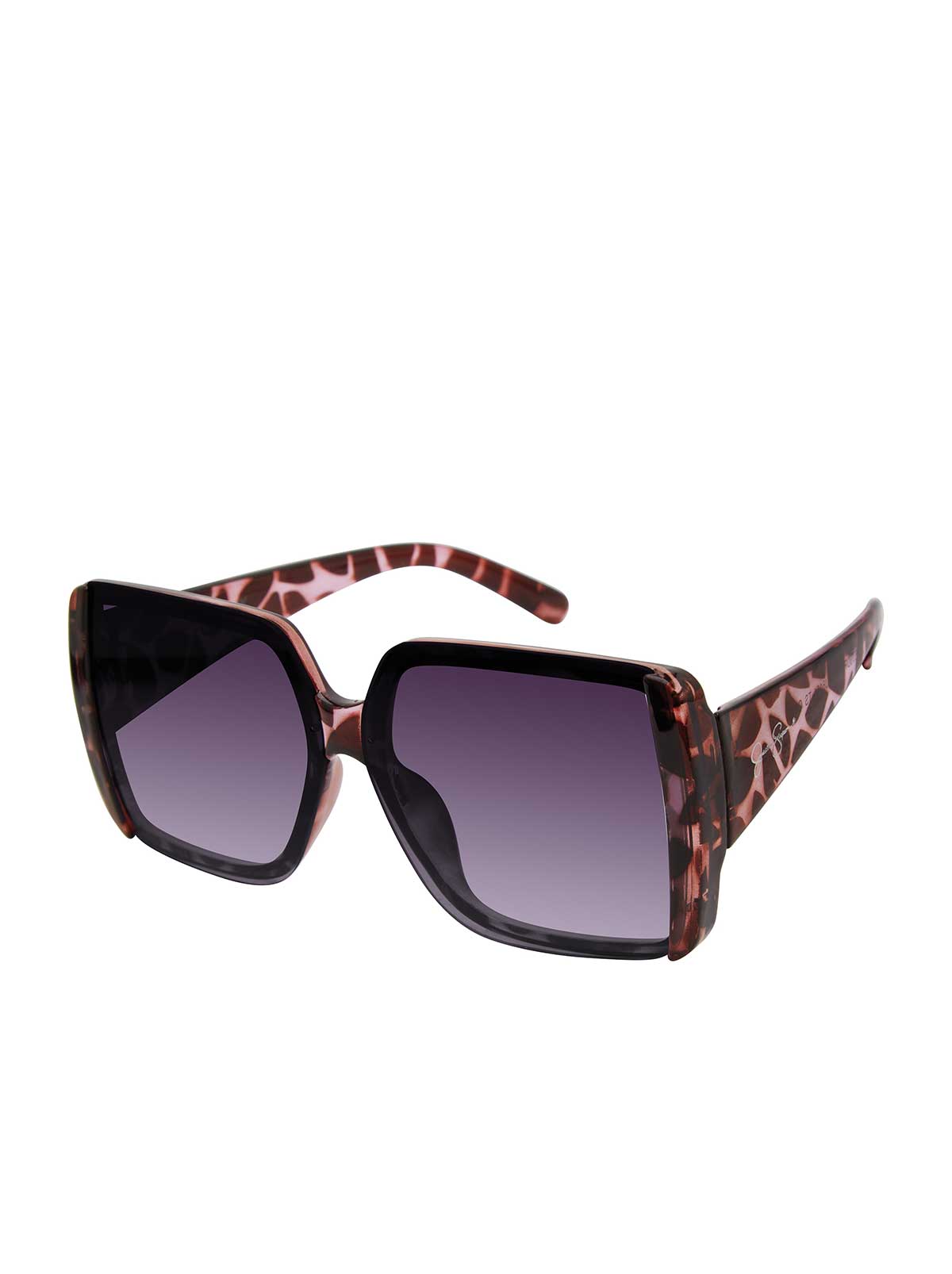 Jessica Simpson Recommended - Oversized Glamorous Square Sunglasses in Tortoise