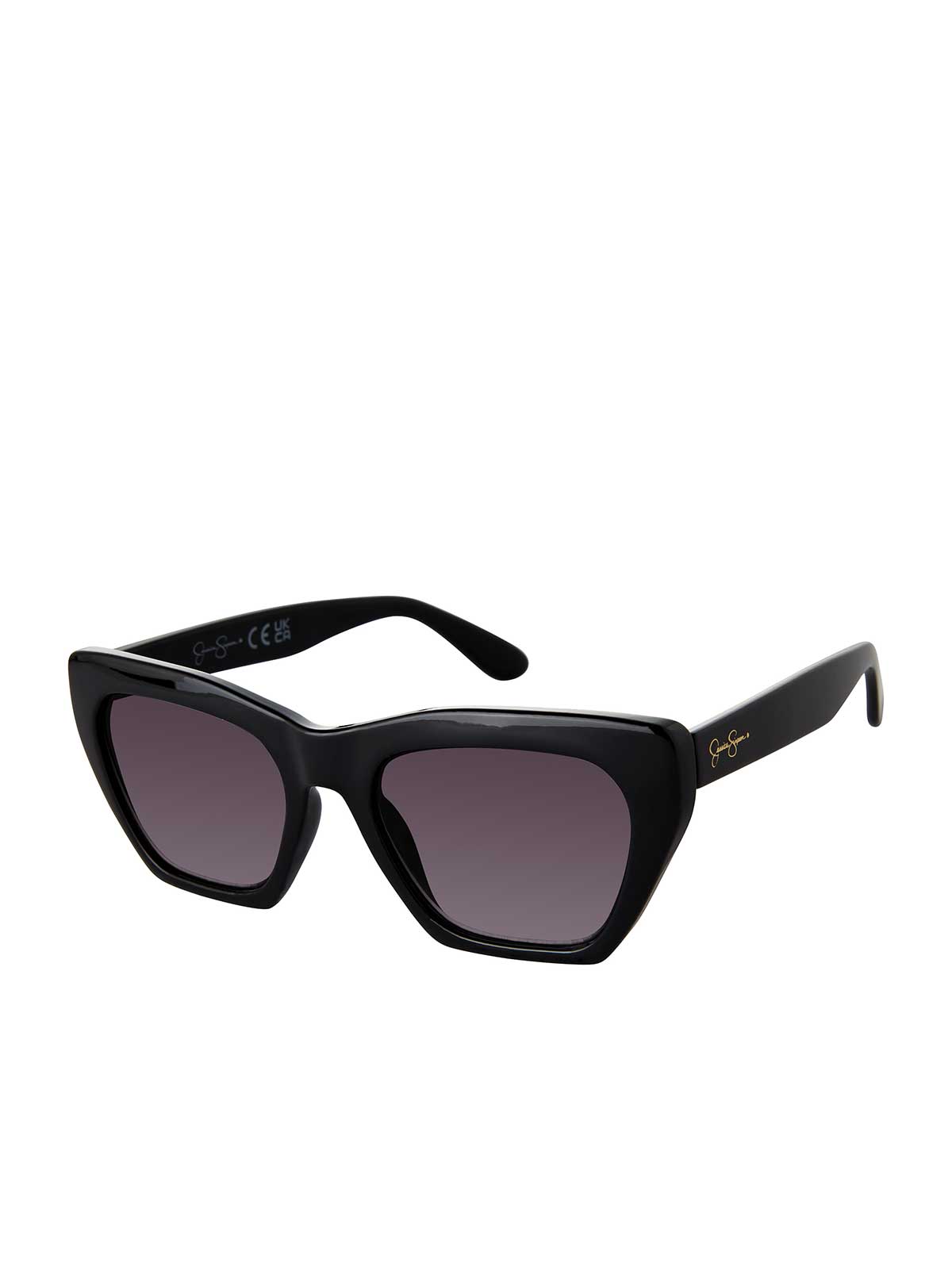 Jessica Simpson Featured - Vintage Cat Eye Sunglasses in Black