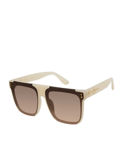 Jessica Simpson Exclusive - Oversized Square Sunglasses in Cream