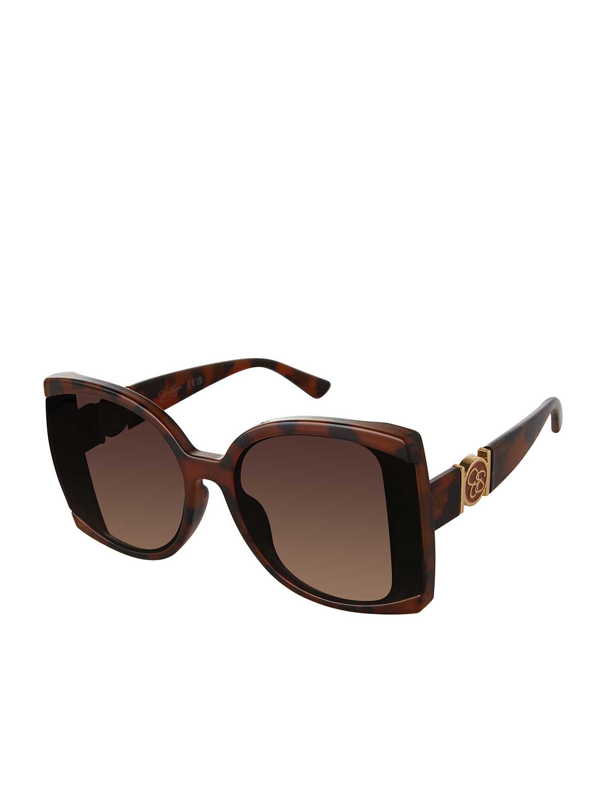 Jessica Simpson Popular - Square Sunglasses in Tortoise