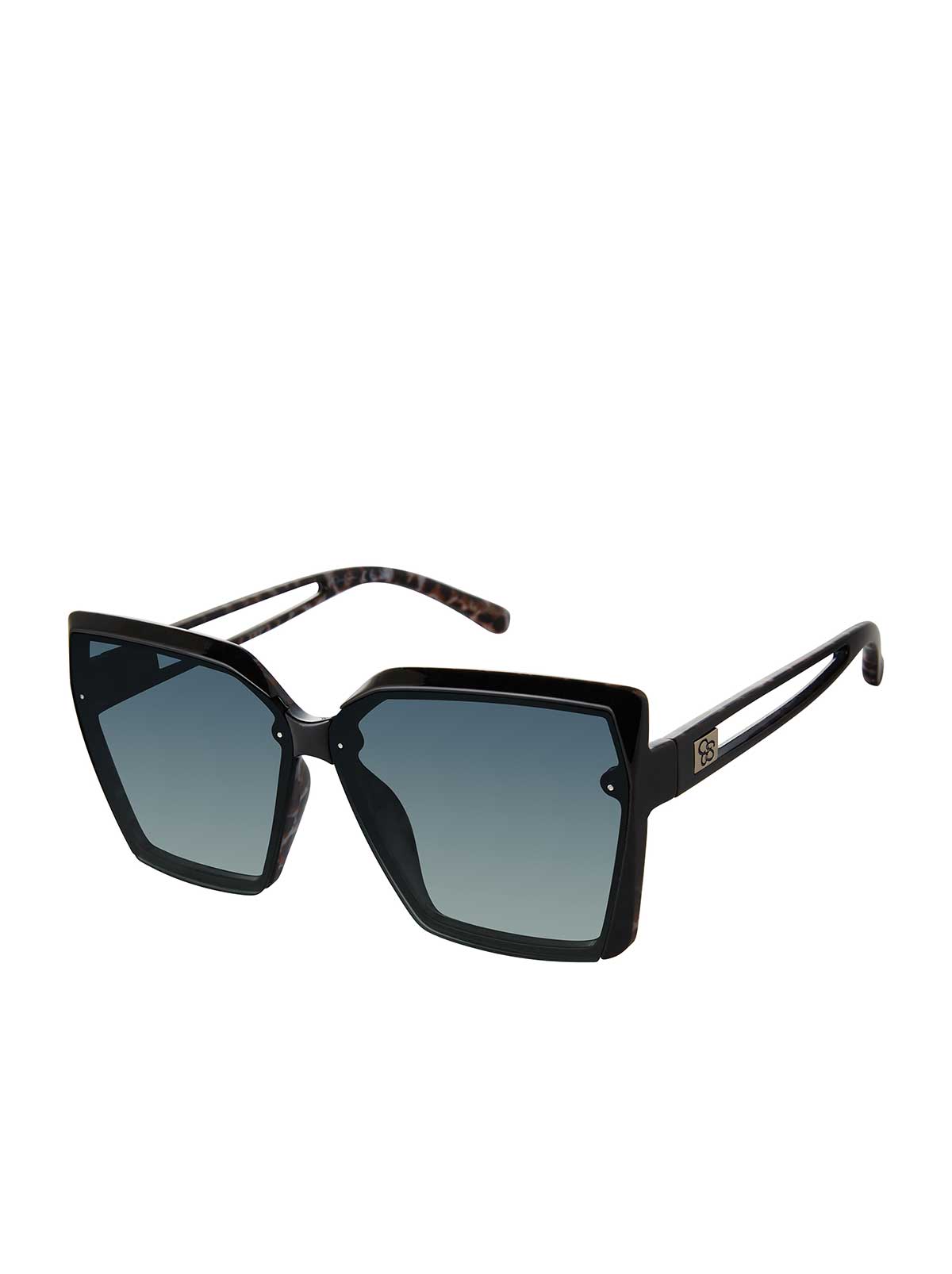 Jessica Simpson Featured - Cat Eye Sunglasses in Black and Leopard