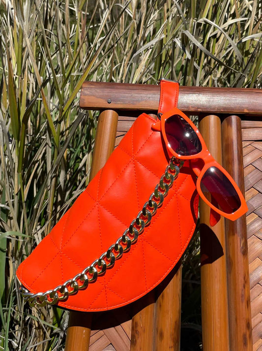 Jessica Simpson Recommended - Vintage Oval Sunglasses in Orange