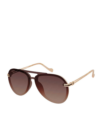 Jessica Simpson Trending - Metal Aviator Sunglasses in Nude