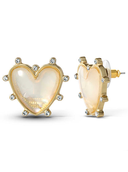 Jessica Simpson Best Seller - Heart Stud Earrings