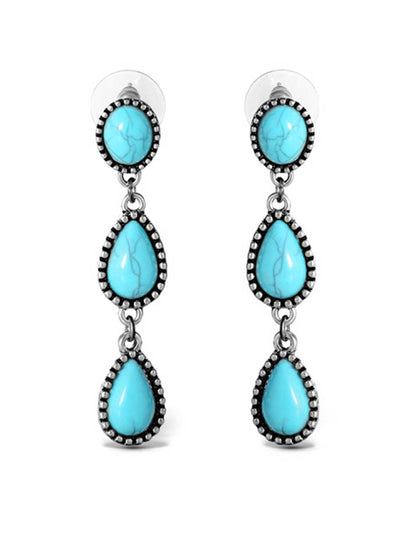 Jessica Simpson Exclusive - Three Stone Drop Earrings