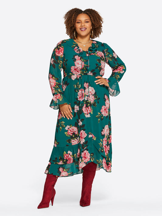 Jessica Simpson Trending - Aneesa Dress in Cosmic Rosettes