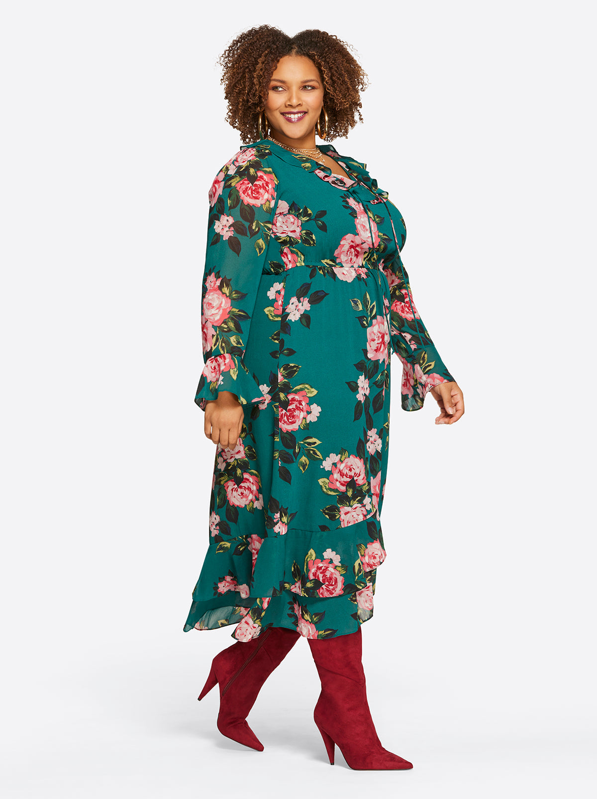 Jessica Simpson Trending - Aneesa Dress in Cosmic Rosettes