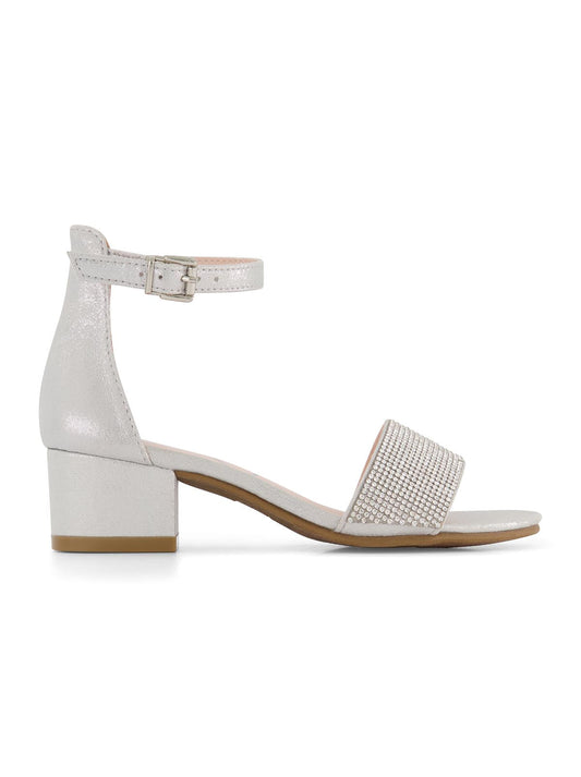Jessica Simpson Exclusive - Girls' Pearl Stone Dress Heel in Silver
