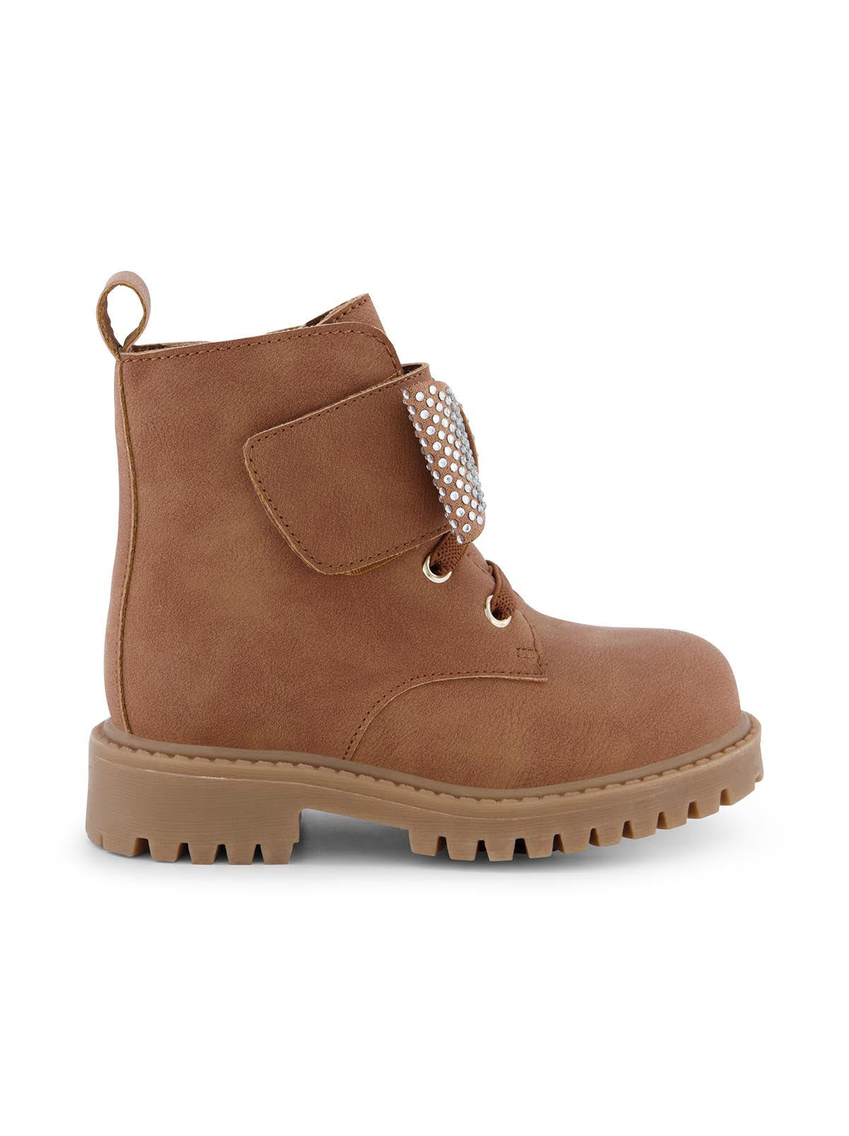 Jessica Simpson Recommended - Toddler Daria Bow Moto Boot in Cognac