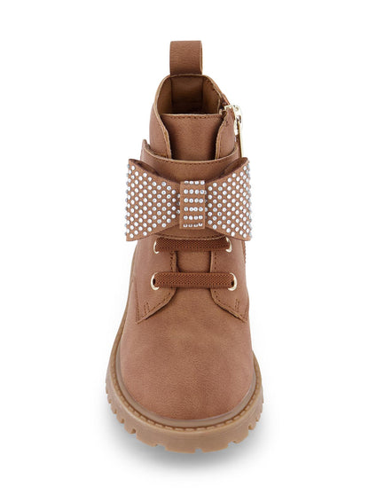 Jessica Simpson Recommended - Toddler Daria Bow Moto Boot in Cognac