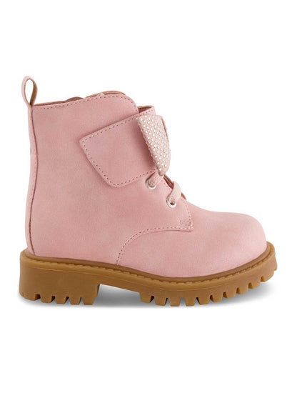 Jessica Simpson Trending - Toddler Daria Bow Moto Boot in Blush