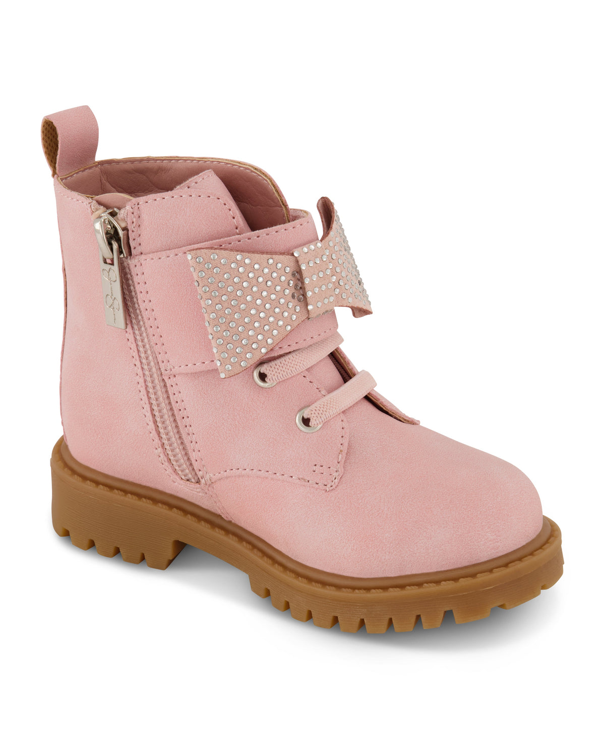 Jessica Simpson Trending - Toddler Daria Bow Moto Boot in Blush