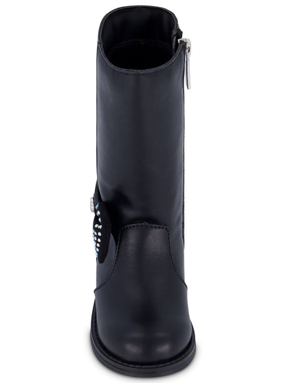 Jessica Simpson Popular - Toddler Evie Bow Tall Boot in Black