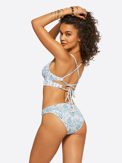 Jessica Simpson Best Seller - Sweetness Overload Cropped Cami in White Multi