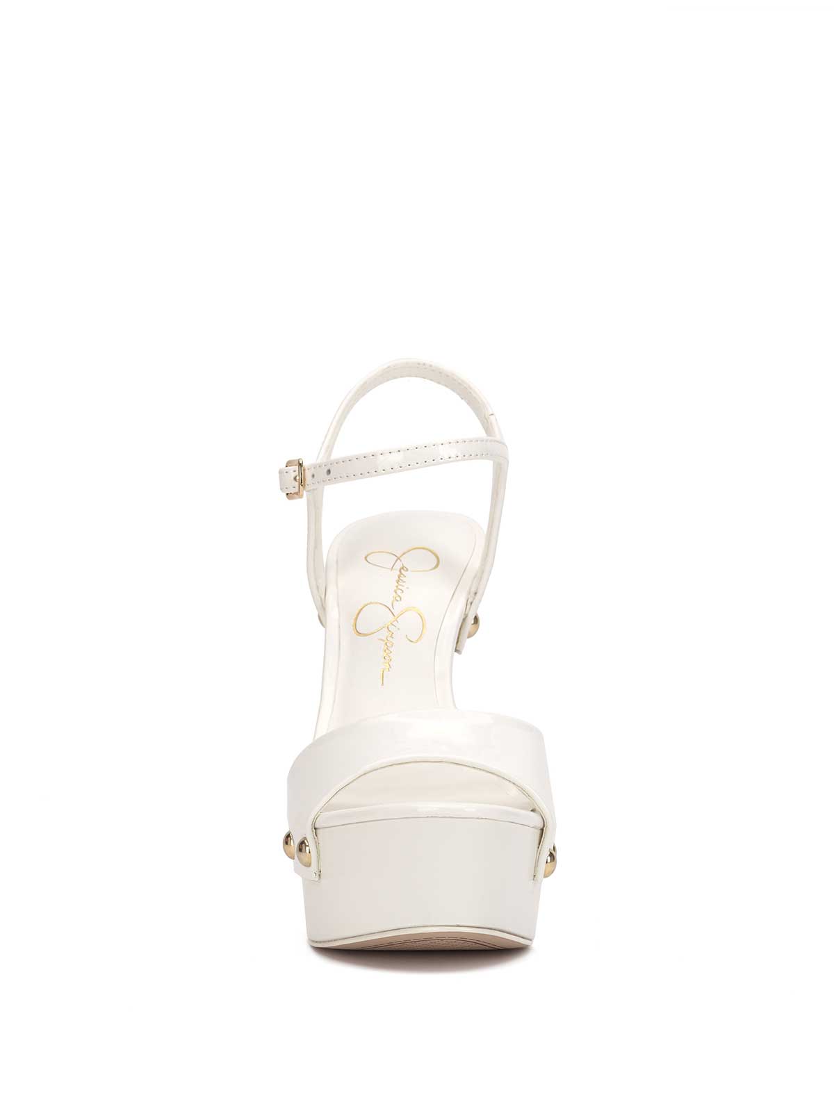 Jessica Simpson Featured - Calenta Studded Platform in White
