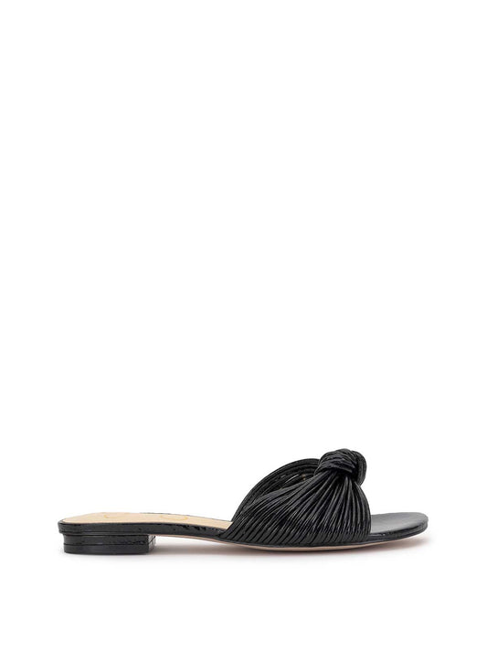 Jessica Simpson Popular - Dydra Knotted Flat Sandal in Black