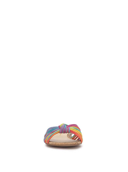 Jessica Simpson Trending - Dydra Knotted Flat Sandal in Multi Stripe