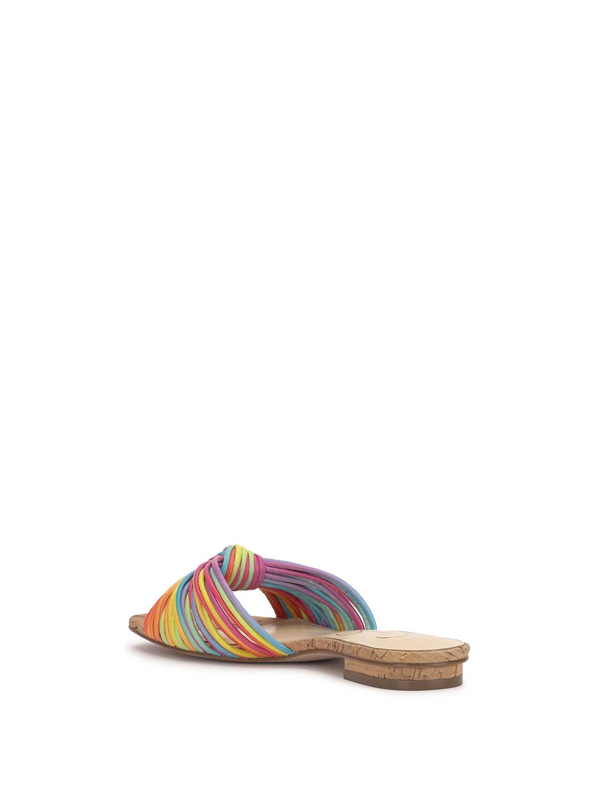 Jessica Simpson Trending - Dydra Knotted Flat Sandal in Multi Stripe