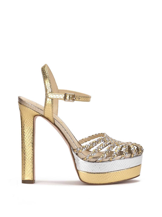 Jessica Simpson Popular - Inaia Braided Platform Sandal in Gold