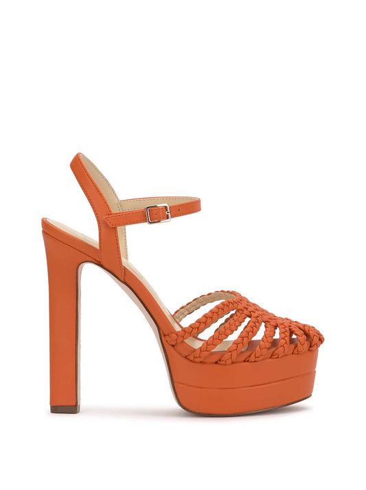 Jessica Simpson Best Seller - Inaia Braided Platform Sandal in Tangerine