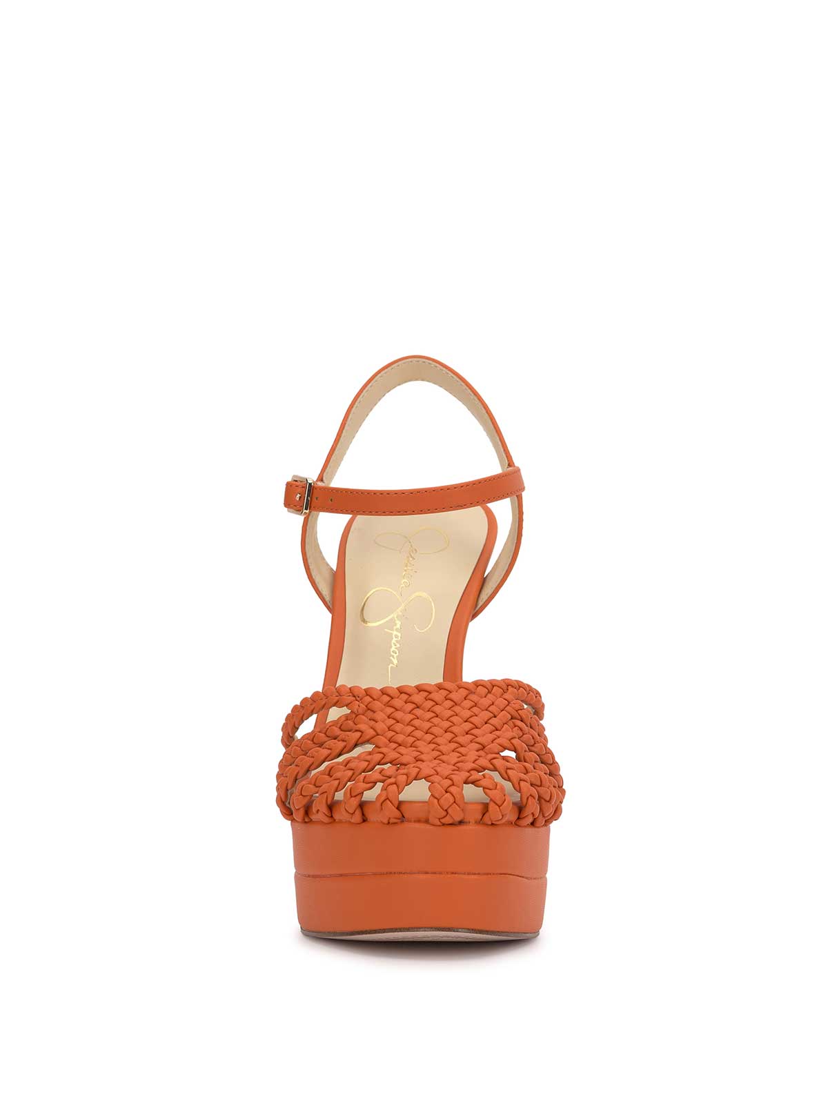 Jessica Simpson Best Seller - Inaia Braided Platform Sandal in Tangerine