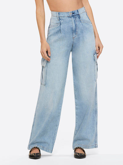 Jessica Simpson Best Seller - Jenna Cargo Pants in Valley Sky