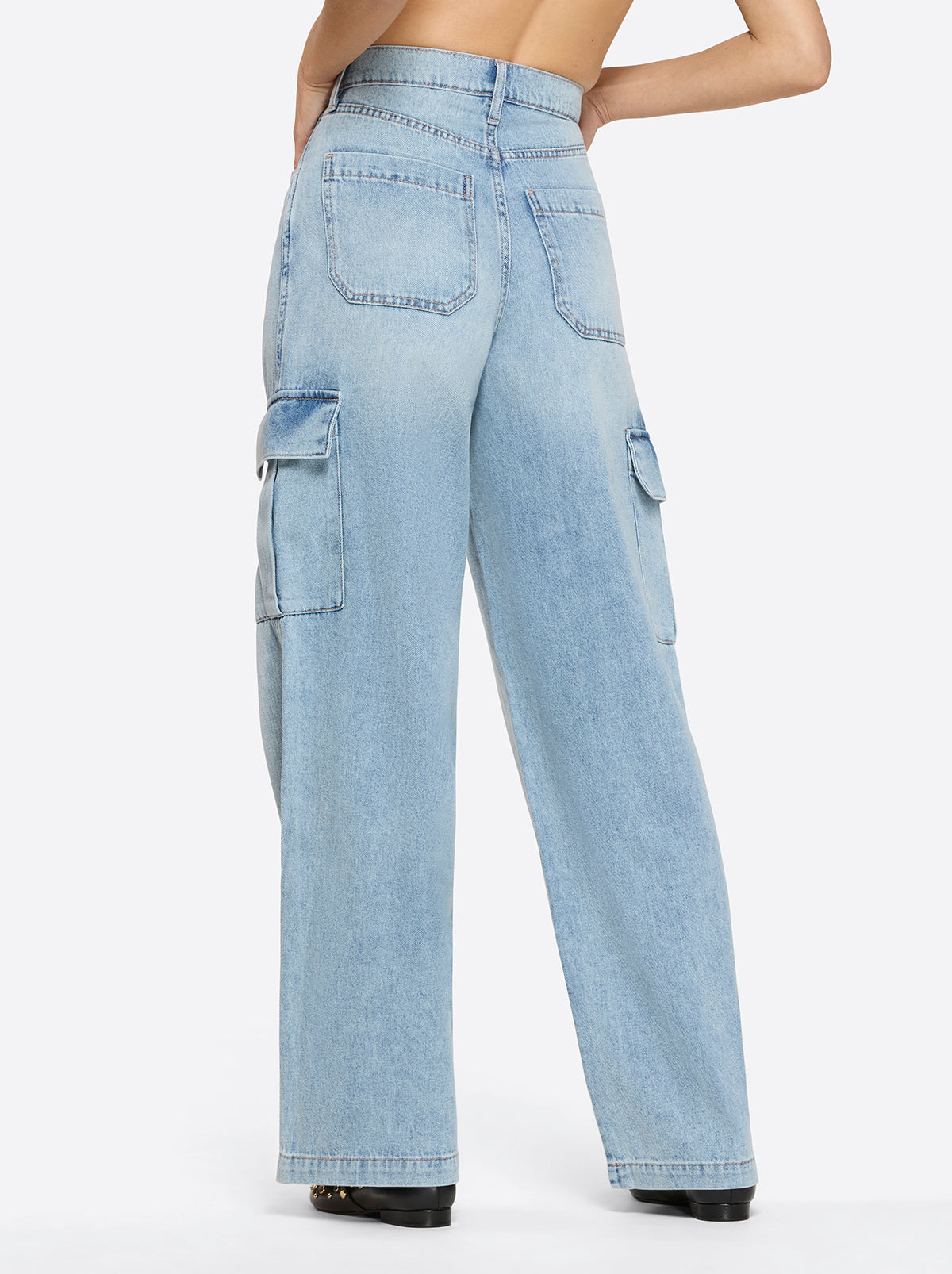 Jessica Simpson Best Seller - Jenna Cargo Pants in Valley Sky