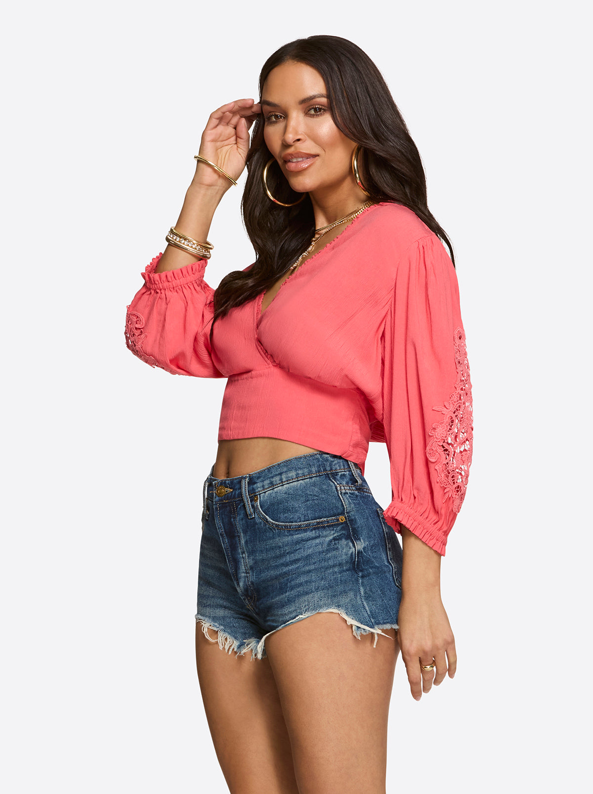 Jessica Simpson Exclusive - Patsy Top in Rose Of Sharon