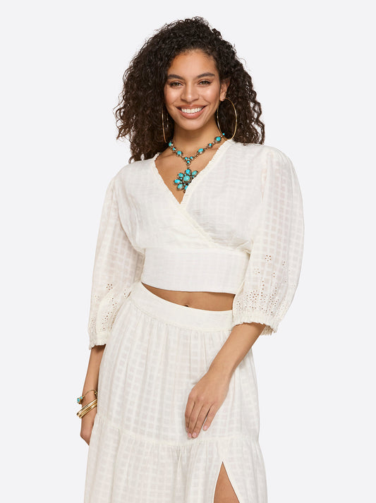 Jessica Simpson Recommended - Patsy Top in Gardenia