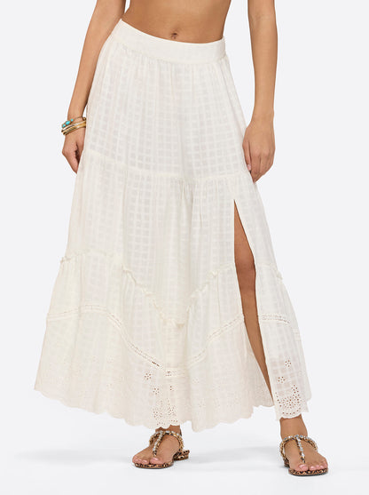 Jessica Simpson Featured - Paula Maxi Skirt in Gardenia
