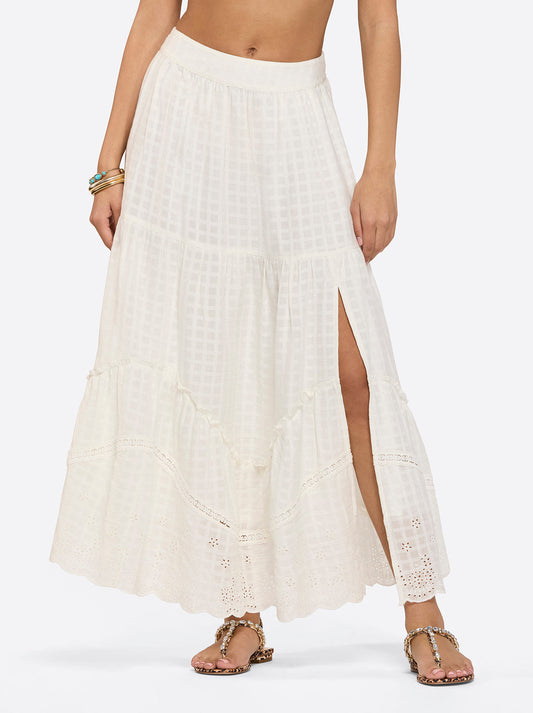 Jessica Simpson Featured - Paula Maxi Skirt in Gardenia