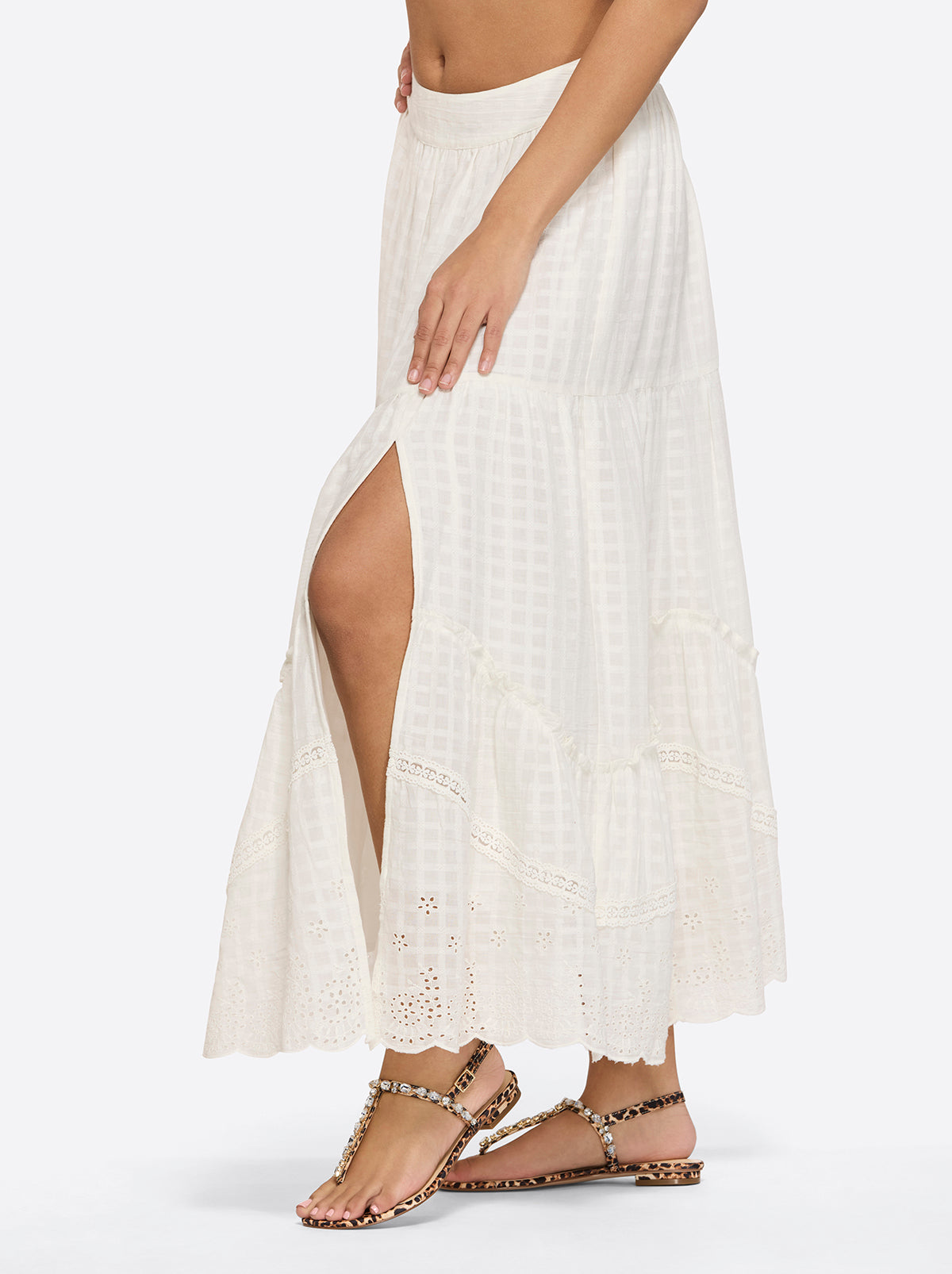 Jessica Simpson Featured - Paula Maxi Skirt in Gardenia