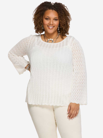 Jessica Simpson Trending - Dreamer Top in Gardenia