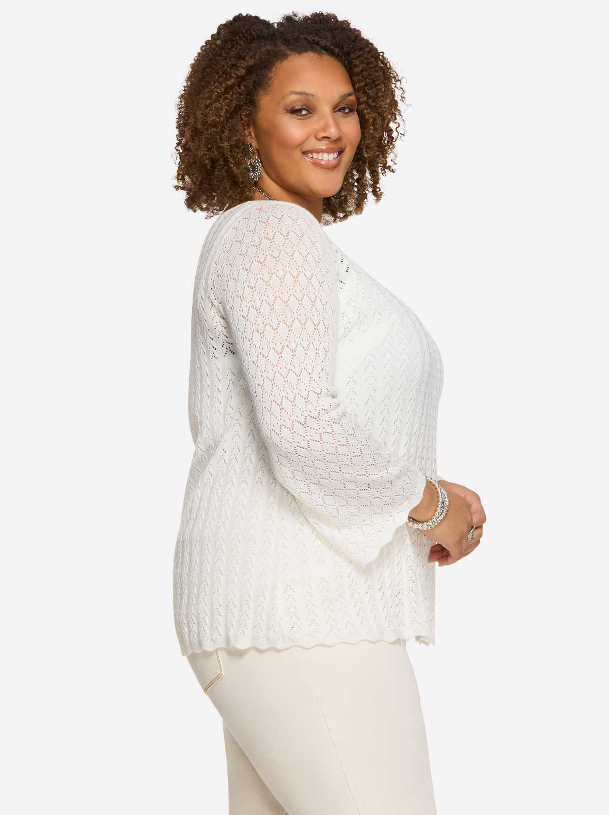 Jessica Simpson Trending - Dreamer Top in Gardenia