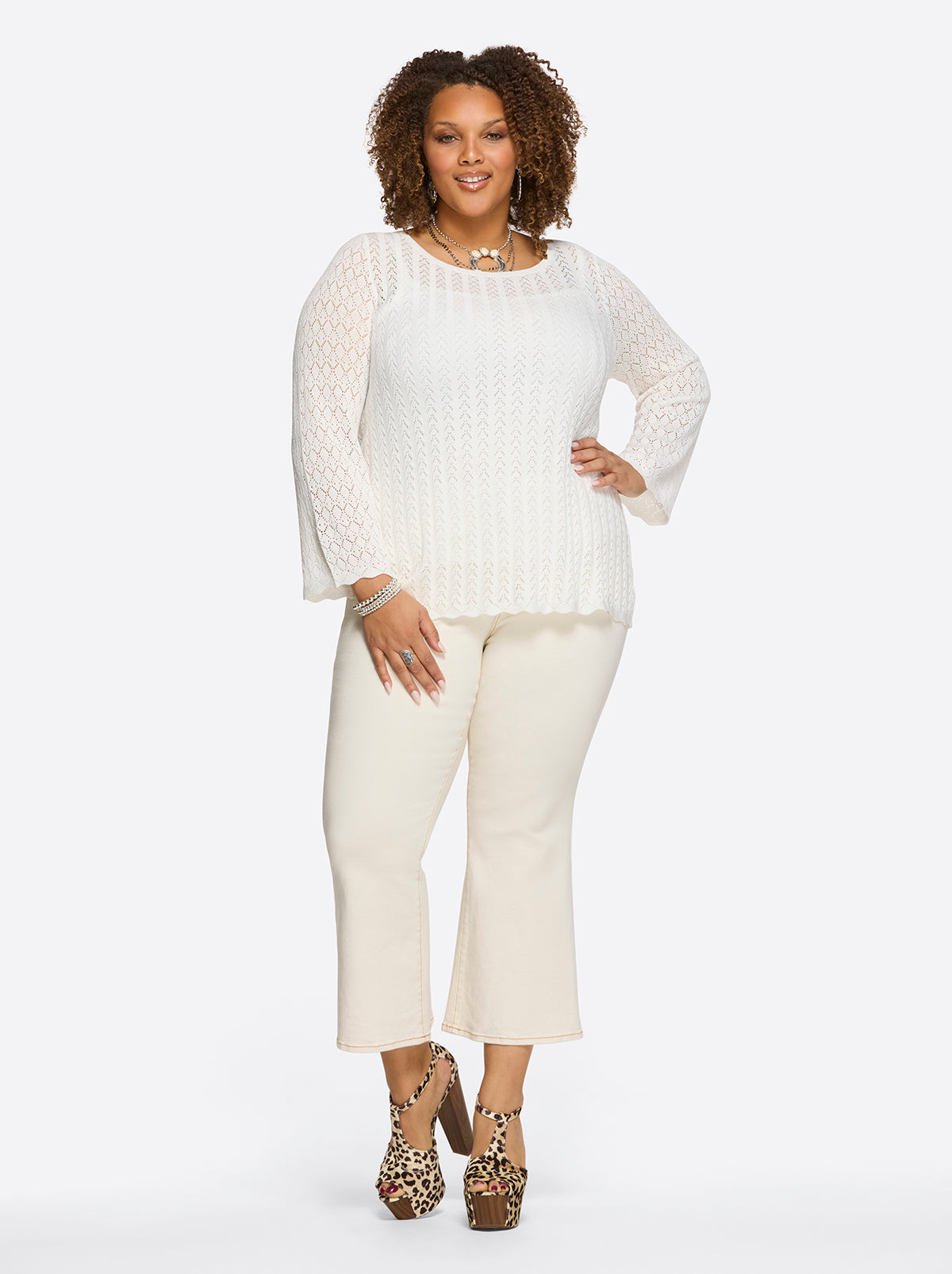 Jessica Simpson Trending - Dreamer Top in Gardenia