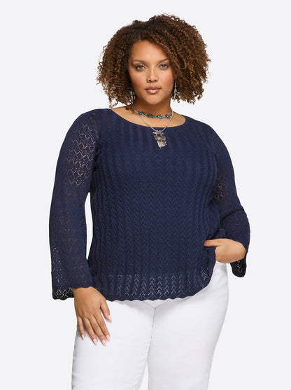 Jessica Simpson Best Seller - Dreamer Top in Ocean Cavern