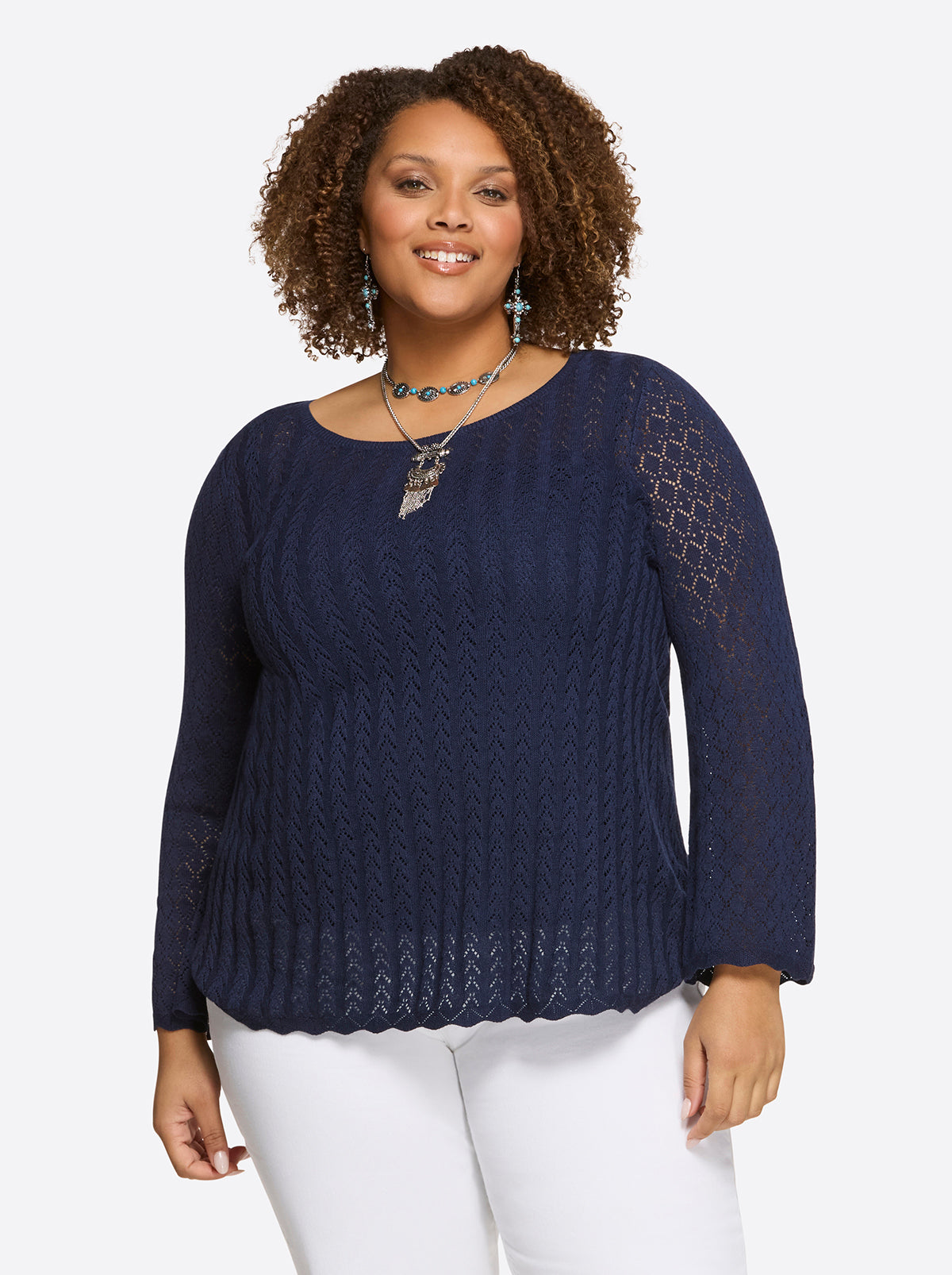 Jessica Simpson Best Seller - Dreamer Top in Ocean Cavern