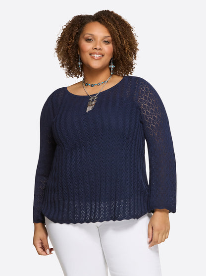 Jessica Simpson Best Seller - Dreamer Top in Ocean Cavern