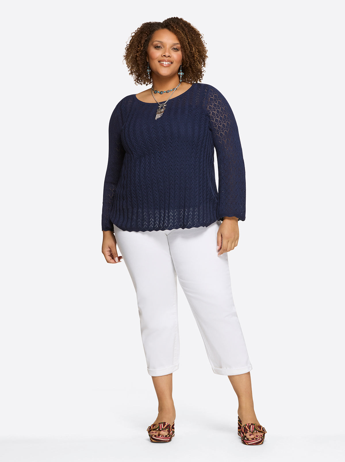 Jessica Simpson Best Seller - Dreamer Top in Ocean Cavern